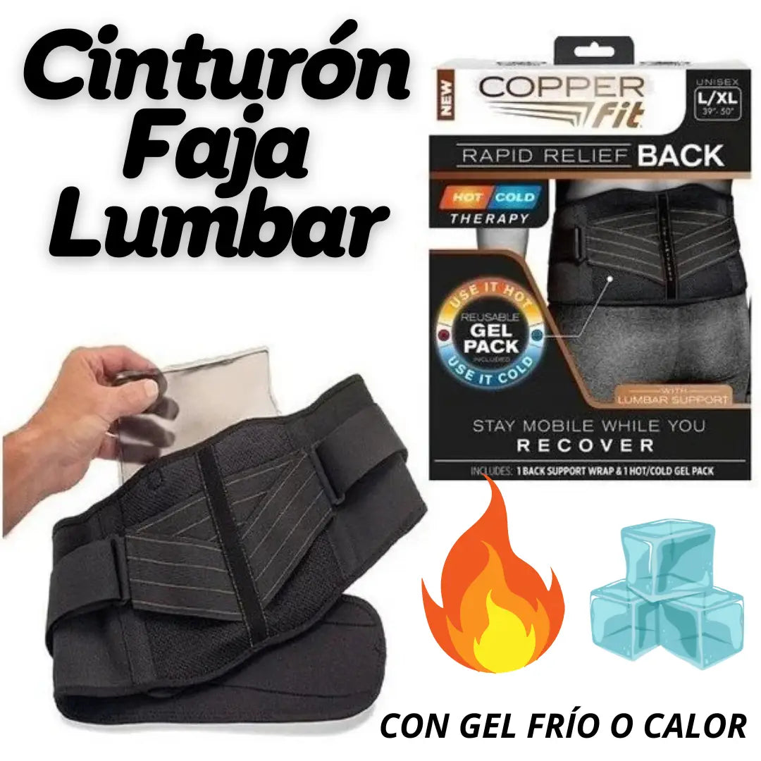 CINTURÓN FAJA LUMBAR